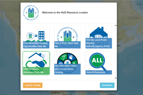 HUD Resource Locator