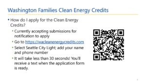 Seattle City Light Clean Energy Credit