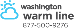 Washington Warm Line logo with phone