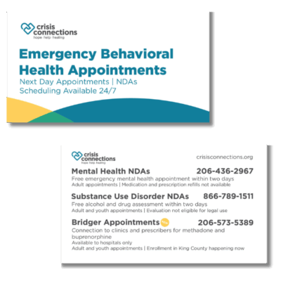 Emergency Behavioral Health info card image
