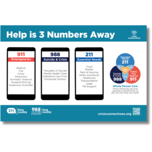 Help is 3 Numbers Away Flyer Image