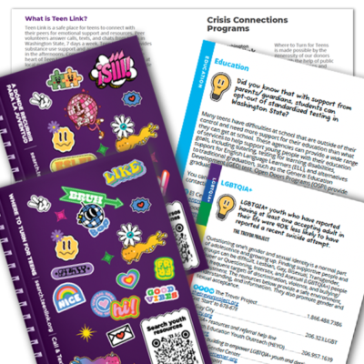 Where to Turn for Teens cover and pages image