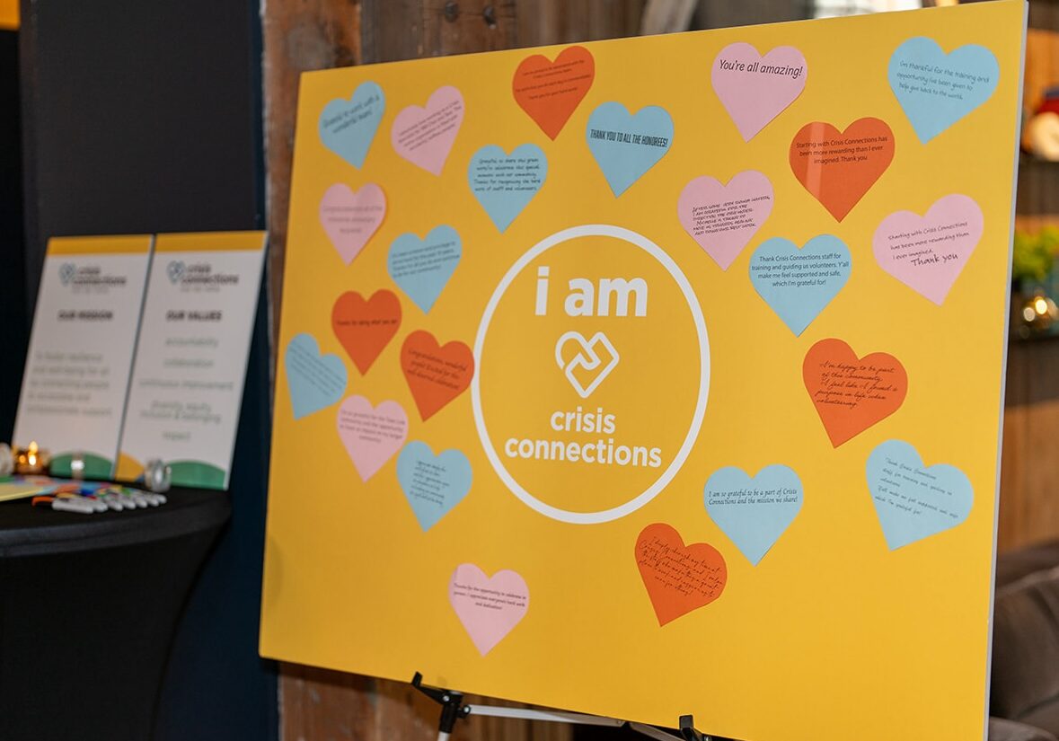 I am Crisis Connections poster