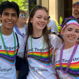 Teen Link volunteers at Pride in Seattle